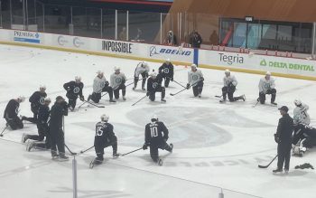 Kraken Game Day: Grubauer’s Start and 1 Cool Mask