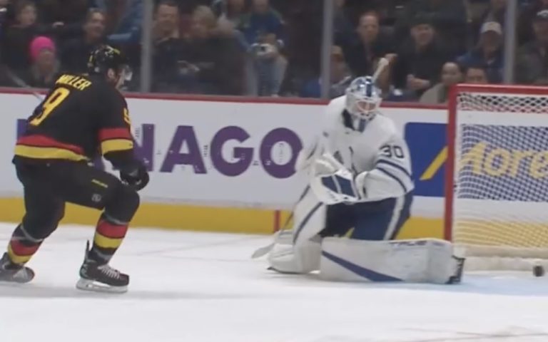 Read more about the article Fun! Vancouver Canucks 4, Maple Leafs 1