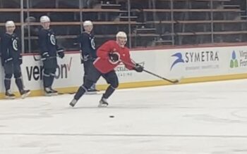 Kraken Scorer Andre Burakovsky Joins Morning Skate