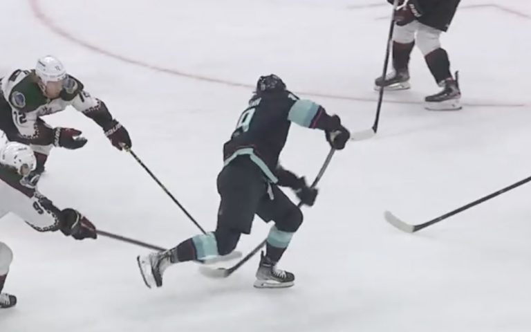 Read more about the article Kraken Smash Coyotes 8-1 In McCann’s 500th