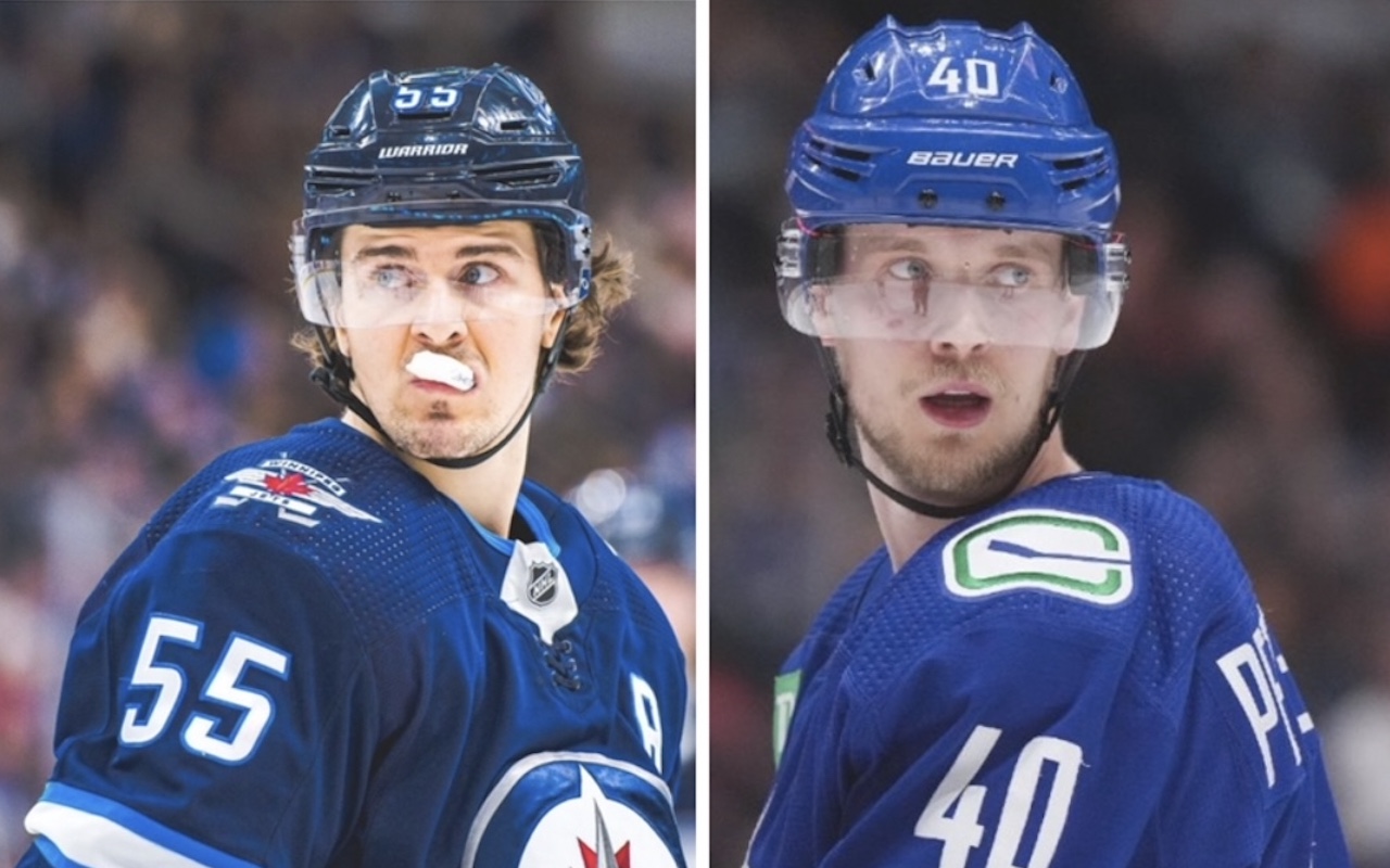 Jets Sheifele, Canucks Pettersson