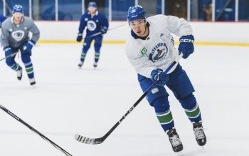 An AHL-Laden Canucks Line-Up For A Game In An AHL Barn