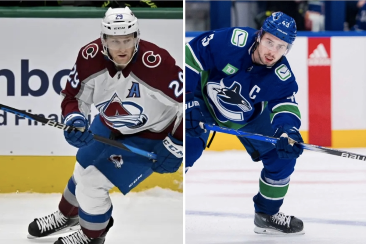 Avalanche MacKinnon, Canucks Hughes