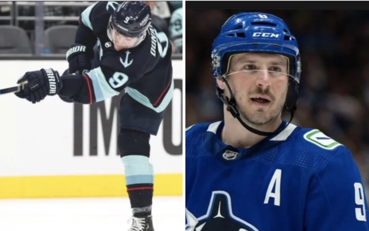 Kraken Donato, Canucks Miller