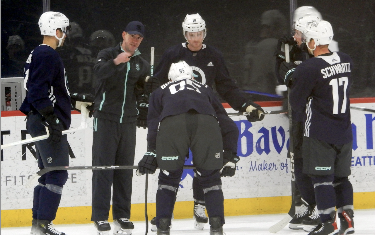 Seattle Kraken practice