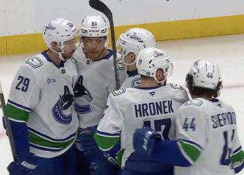 Canucks 4-1 Win; Joshua, Lankinen Key