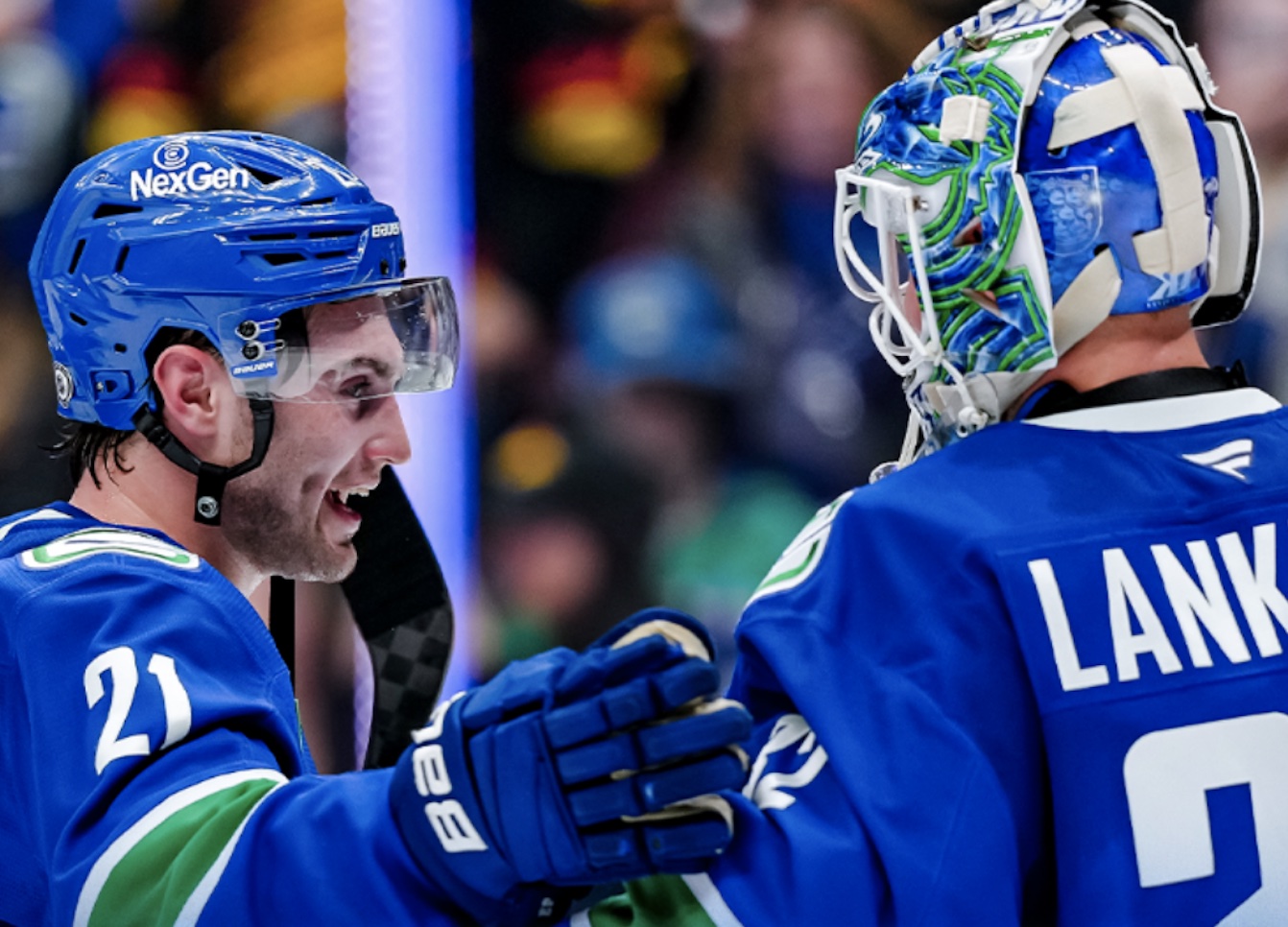 Canucks, Hoglander and Lankinen