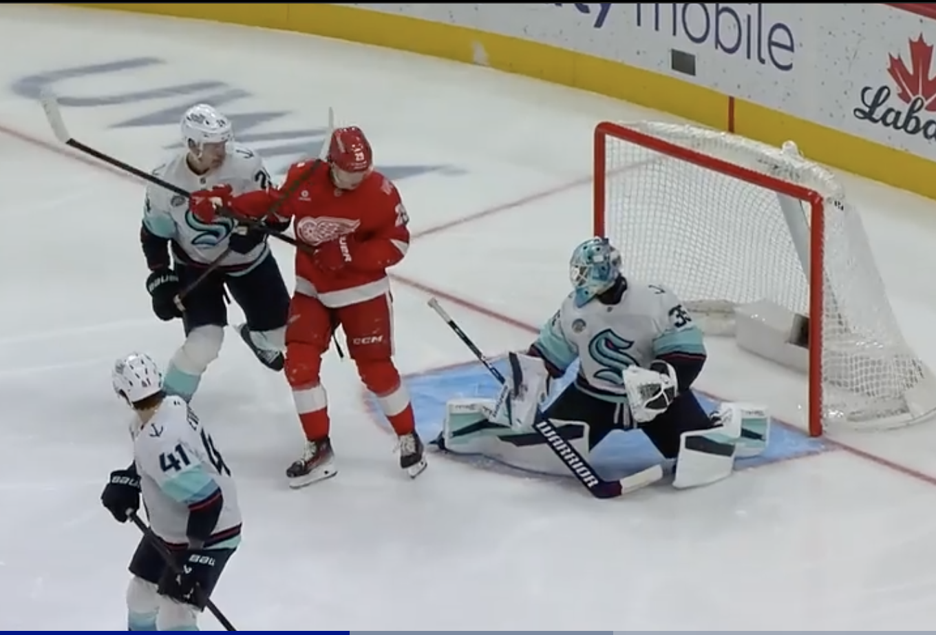 Kraken, Red Wings score