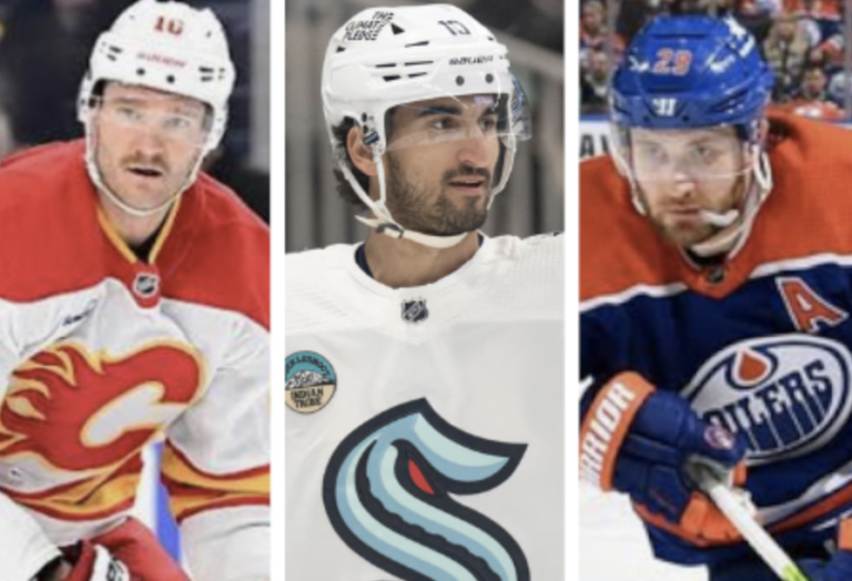 Kraken, Flames, Oilers