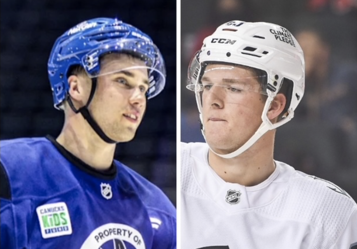Canucks Novotny, Kraken Melanson